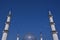 View of Minaret and Dome Sultan Salahuddin Abdul Aziz Shah Mosque is the state mosque of Selangor, Malaysia.