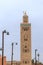 View of the minaret of the Koutoubia mosque