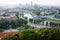 View of Mindaugas Bridge, Vilnius, Lithuania