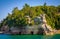 View of Miners Castle Pictured Rock Lake shore