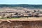 View on the mining quarry. Plant for the production sand and gravel for the construction industry.