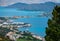 View of Mirabello bay and Elounda, Crete, Greece