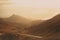 View from a mirador to Fuerteventura volcanic hills, Canary Islands, Spain