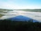 View of the Mirna River valley and autumn morning fog from the old town of Motovun - Istra, Croatia /Pogled na dolinu rijeke Mirne