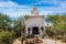 View of the Mission Xavier del Bac, Tucson, Arizona