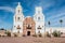 View of the Mission Xavier del Bac, Tucson, Arizona