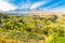 View of Misty Volcano in Arequipa, Peru, South America