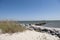 A view of Mobile Bay at Dauphin Island Alabama