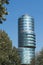 View of modern building on blue sky in bochum Germany