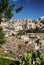 View of modica town in sicily italy