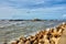 View of Mogador Island from a Beach in Essaouira Morocco