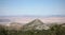 View of Mojave Desert descending from Big Bear Lake