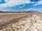 View of Mojave Desert panorama, an arid rain-shadow desert and the driest desert in North America, California, United States of