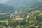 View of the Mokra Gora from the Sargan Vitasi station,panorama Serbia.