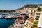View of Monaco Hercule port