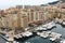 View Monaco neighborhoods. The beautiful Mediterranean Coast. Cote d\'Azur