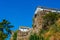 View of monastery in Greek town Koroni