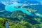 View of Mondsee lake, Austria