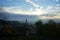 View of Monforte d`Alba, Italy