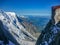 View of Mont Blanc from Aguille du midi