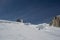 View of mont blanc massif from vallee blanche