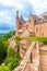 View of Mont Sainte-Odile, Alsace, France