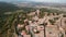 View of Montalcin City Brunello Italy