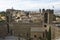 View of Montalcino city from its Castle,