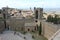 View of Montalcino city from its Castle,