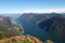 View from monte Bre over the Lugano lake