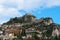 View of Monte Tauro in Taormina town, Sicily,Italy