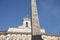 View of the Montecitorio obelisk and Palazzo Montecitorio