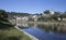 View of Montignac from the South Bank of the river