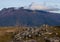 View on the Montseny massif from highlands