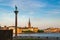 View of Monument Engelbrekt near Stockholm City Hall, Sweden