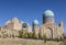 View of the monument of medieval architecture Shahi Zinda-ensemble of mausoleums Karakhanid and Timurid nobility. Samarkand,