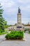 View of the monument of the soviet army in Sofia, Bulgaria