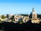 The view from the Monument to King Vittorio Emanuele 2 in The Piazza Venezia in Rome