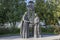 View of the monument to the Prince Peter and Princess Fevronia of Murom, Rostov-on-Don