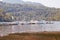 View on moored sailing yachts. Aegean Sea, Turkey