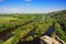 View of Morava from Devin castle, Slovakia