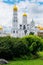 View of Moscow Kremlin cathedrals