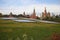 View of the Moscow Kremlin from Zaryadye Park