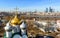 View of Moscow from Novodevichy convent