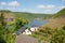 View of Mosel river from Beilstein Germany