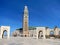 View at the mosque Hasan II in Casablanca, Morocco. It is one of the biggest mosques in the world