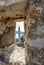 View of an Mosque minaret inside from Bodrum Castle