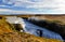 View of the most amazing Gullfoss, Iceland`s most famous waterfall.