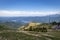 View from the Mottarone to the Lago d Orta in Piemont, Italy