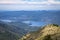 View from the Mottarone to the Lago d Orta in Piemont, Italy